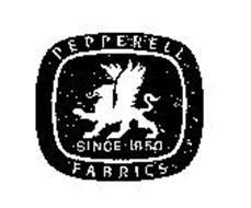 PEPPERELL FABRICS Trademark of WEST POINT-PEPPERELL, INC. (GA. CORP.). Serial Number: 72122108 ...