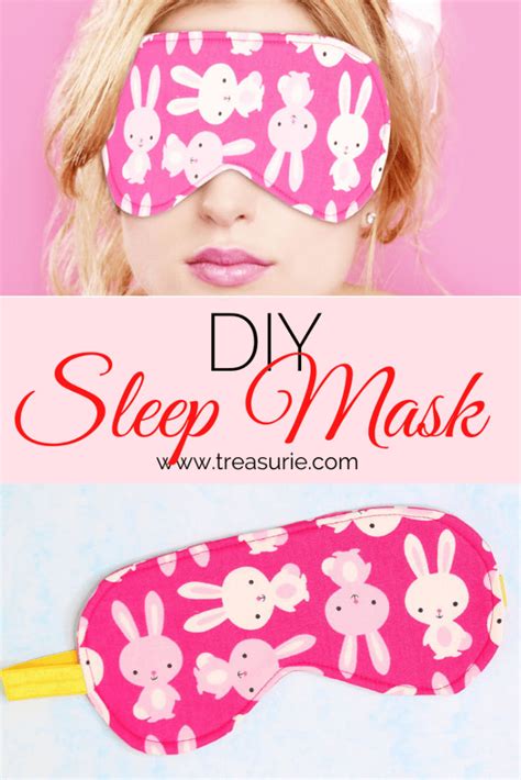 DIY Sleep Mask - Easy Tutorial With Free Pattern | TREASURIE