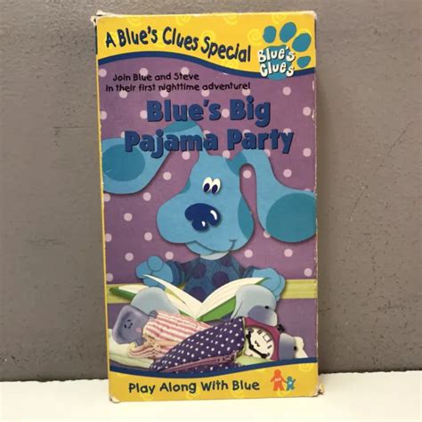 Vhs Blues Clues Blues Big Pajama Party Vhs Vhs Tapes | The Best Porn ...