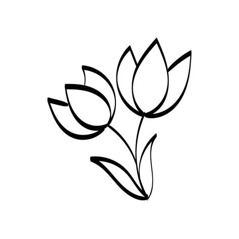 Floral Art. flower drawing with line-art. 11948122 Vector Art at Vecteezy