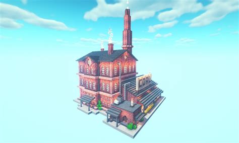 Late 19th Century Brick Factory : r/Minecraft