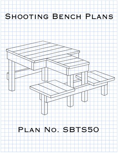 Two Sided Shooting Bench Plans and Instructions with Dimensions