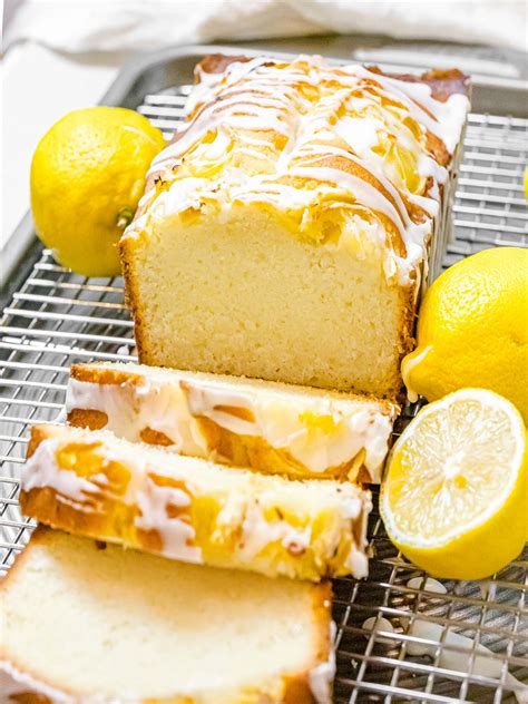 Easy Lemon Pound Cake with Glaze - Drive Me Hungry