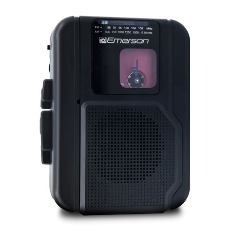 Portable Cassette Player with AM/FM Radio & Bluetooth® Out – EMERSONAUDIO