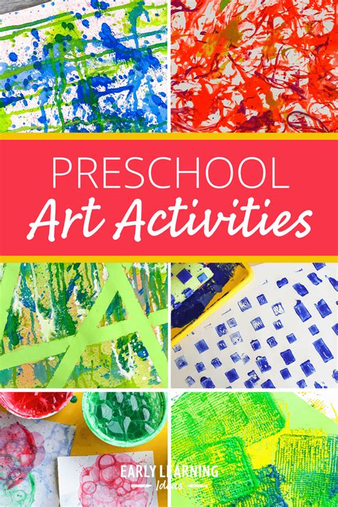 Art Activities for Preschoolers | Early Learning Ideas | Preschool art ...