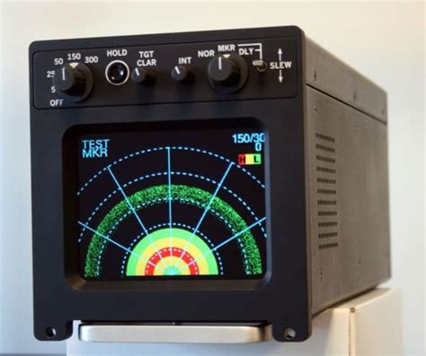 KC-10 COLOR WEATHER RADAR DISPLAY