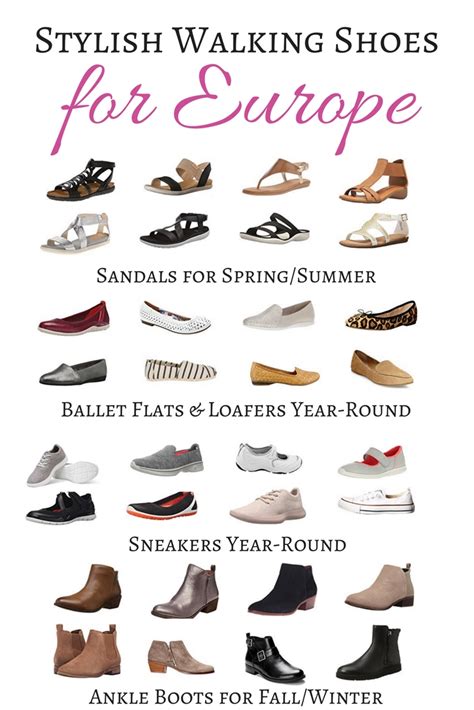 Stylish Walking Shoes for Europe - Pick the Best Travel Shoes for Europe!