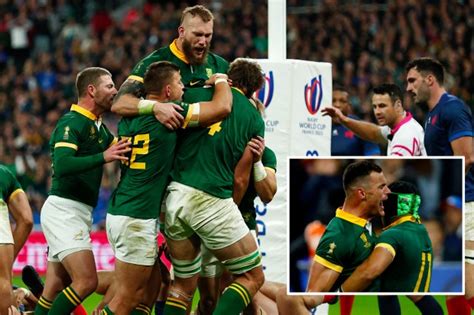 France 28 South Africa 29: Springboks stun hosts to set up England semi ...