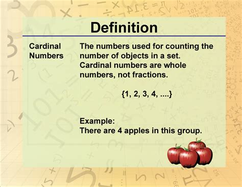 Definition--Cardinal Numbers | Media4Math