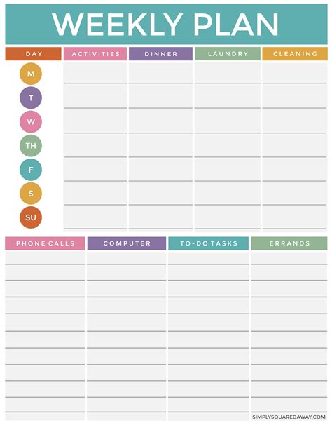 The Ultimate Weekly Planning Worksheet with FREE Printable