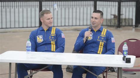 Blue Angels pilots share stories with fans