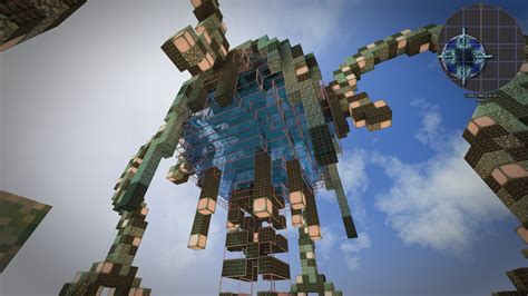 Flying Guardian Temple Minecraft Map