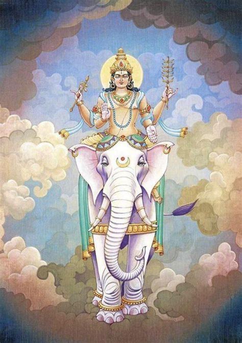 Indra's Carrier Airavat: The Divine Elephant of Hindu Mythology ...