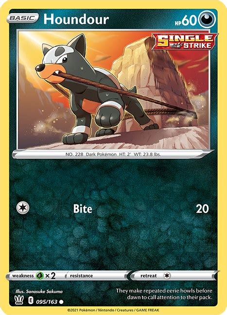 Houndour - SWSH05: Battle Styles - Pokemon