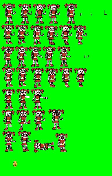 Circus baby sprite sheet by ImHomieJayDev on DeviantArt