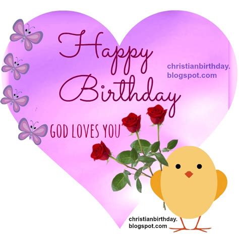 I wish you a happy birthday Christian Card | Christian Birthday Free Cards