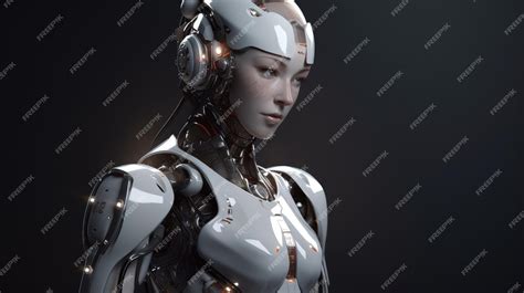 Premium AI Image | A robot with a face that says robot on it