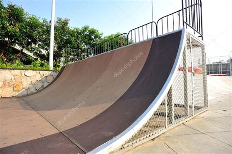 Modern skatepark ramps — Stock Photo © lzf #61335613