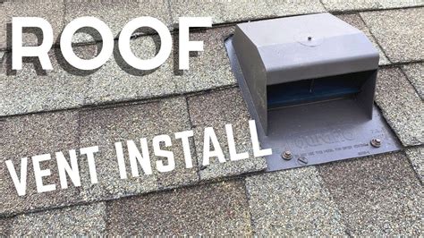 Roof Vent Install - YouTube