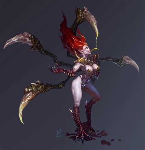 Andariel by Minhee-Kim on deviantART | Female monster, Game concept art, Creature art