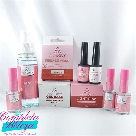 KIT DE PRODUTOS ANY LOVY - Completa Beleza - Loja de Alongamento de Unhas & Acessórios