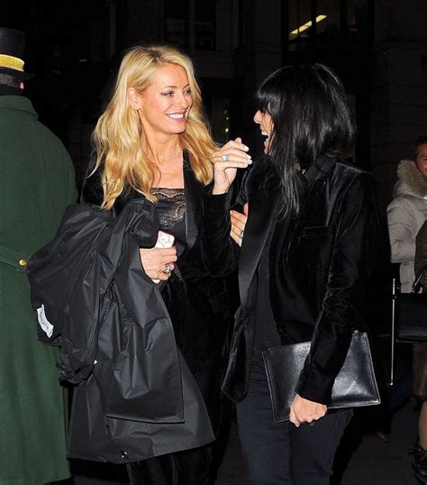 TESS DALY and CLAUDIA WINKLEMAN Leaves Dorchester Hotel in London 11/29 ...