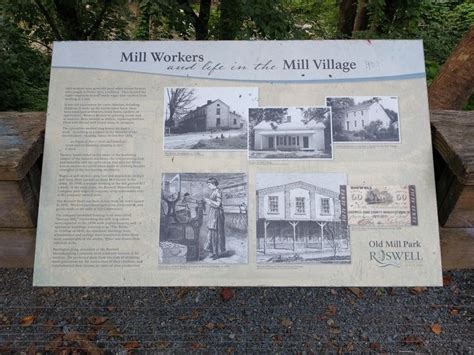 Mill Workers and Life in the Mill Village Historical Marker