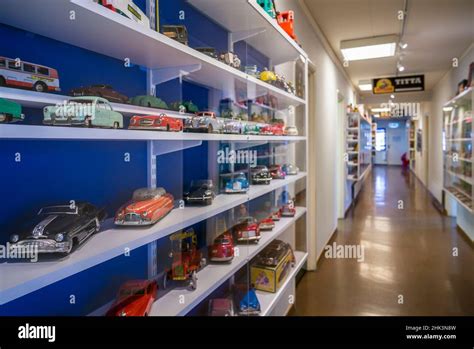 Southern Sweden, Simrishamn, Autoseum, Sweden's largest auto museum, model cars Stock Photo - Alamy