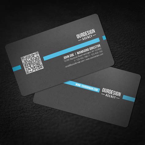 Rounded Corner QR Code Business Card by glenngoh on DeviantArt