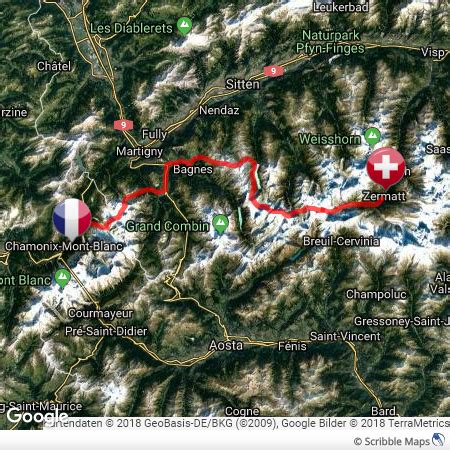 4001 :: Haute Route Map [Chamonix To Zermatt Map] | ubicaciondepersonas.cdmx.gob.mx