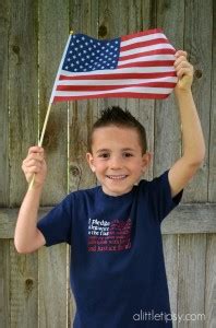 4th of July Shirt Pledge of Allegiance Flag - A Little Tipsy