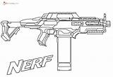 Sniper Nerf Gun Coloring Pages Sketch Page sketch template