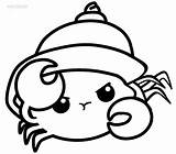 Hermit Crab Kids Coloring Pages sketch template
