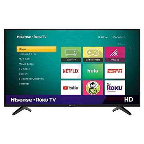 Hisense 32-Inch Class H4 Series LED Roku Smart TV with Alexa ...