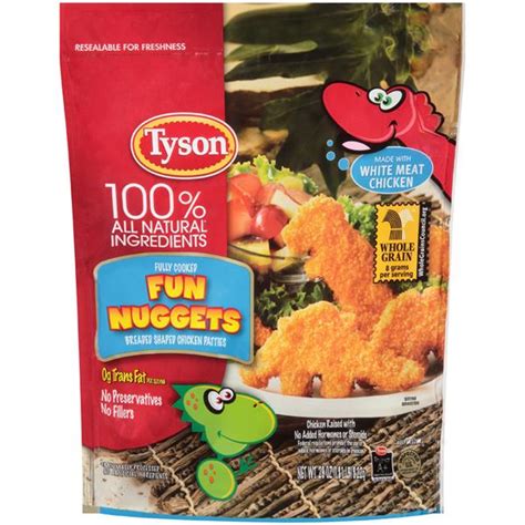 Tyson Fun Nuggets Breaded Shaped Chicken Patties | Hy-Vee Aisles Online ...