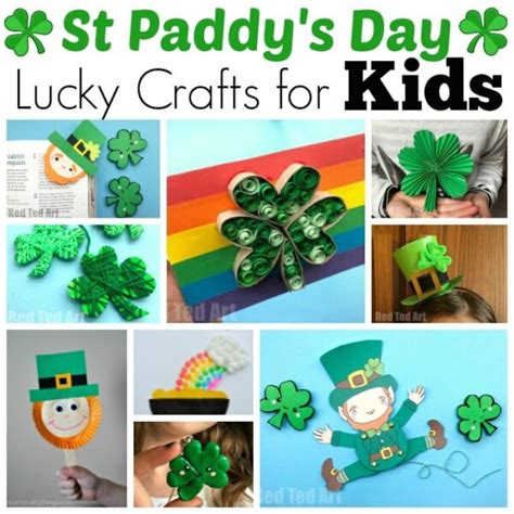 Easy St Patrick's Day Crafts for Kids - Red Ted Art - Kids Crafts