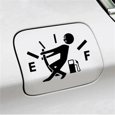 Funny Pull Fuel Tank Pointer To Full Hellaflush Reflective Vinyl Car Sticker Decal for Car ...