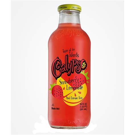 Calypso Strawberry Lemonade 20 Oz Bottle | Blue Dog Beverages