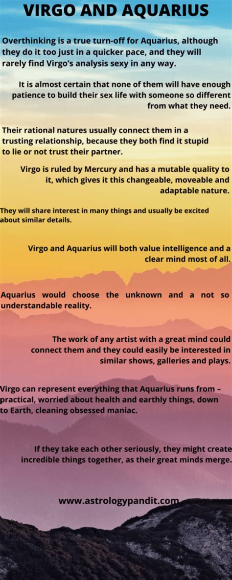 Virgo man Aquarius woman compatibility in love online | AstrologyPandit