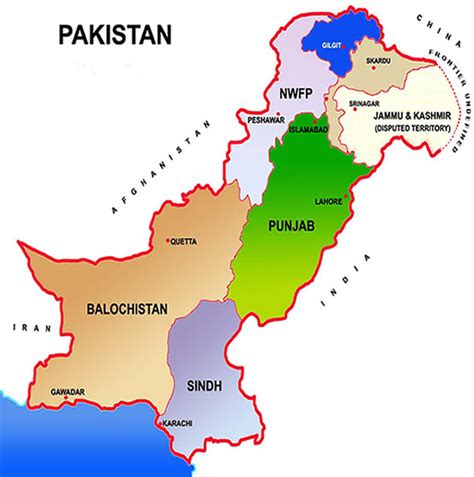 Information About Provinces Of Pakistan In Urdu