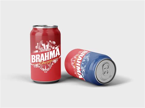 Brahma Beer - Illustration & Lettering for Label on Behance