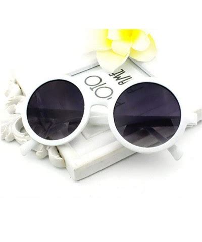 Coating Sunglasses Vintage Round Sunglasses Men Women Retro Red As Picture - Multi - CW18YNDEE7Q