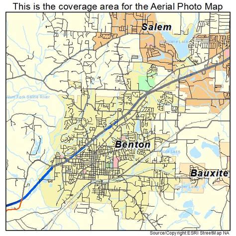 Aerial Photography Map of Benton, AR Arkansas