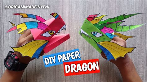 Articulated Dragon, Split Pin Paper Craft Template, Jointed, Moveable | lupon.gov.ph