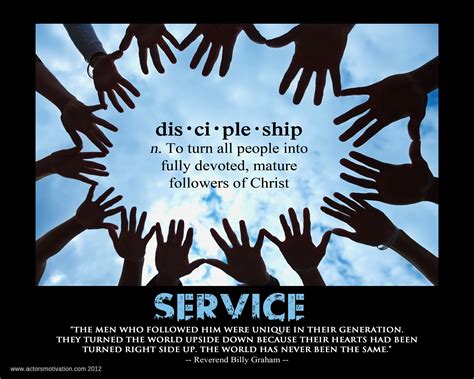 DISCIPLESHIP - Billy Graham | Discipleship, People need the lord, Good ...