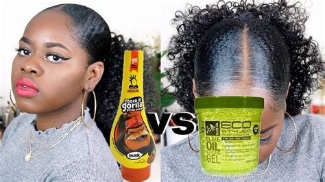 GORILLA SNOT VS ECO STYLER GEL | ON SHORT NATURAL HAIR Natural Hair ...