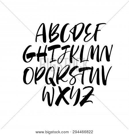 Calligraphy Alphabet Vector & Photo (Free Trial) | Bigstock