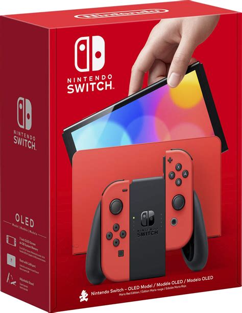 Nintendo Switch OLED Model: Mario Red Edition Red - Best Buy