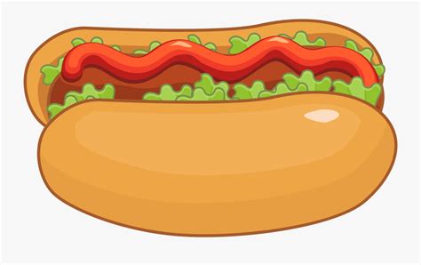 Hot Dog Png Clipart - Hot Dog Bun Clipart , Free Transparent Clipart - ClipartKey