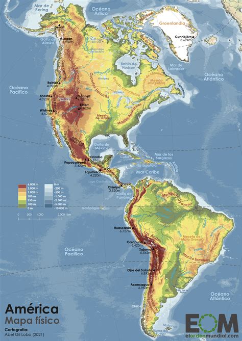 Año nuevo cache Condición mapa fisico politico de america completo Al frente Contaminado liderazgo